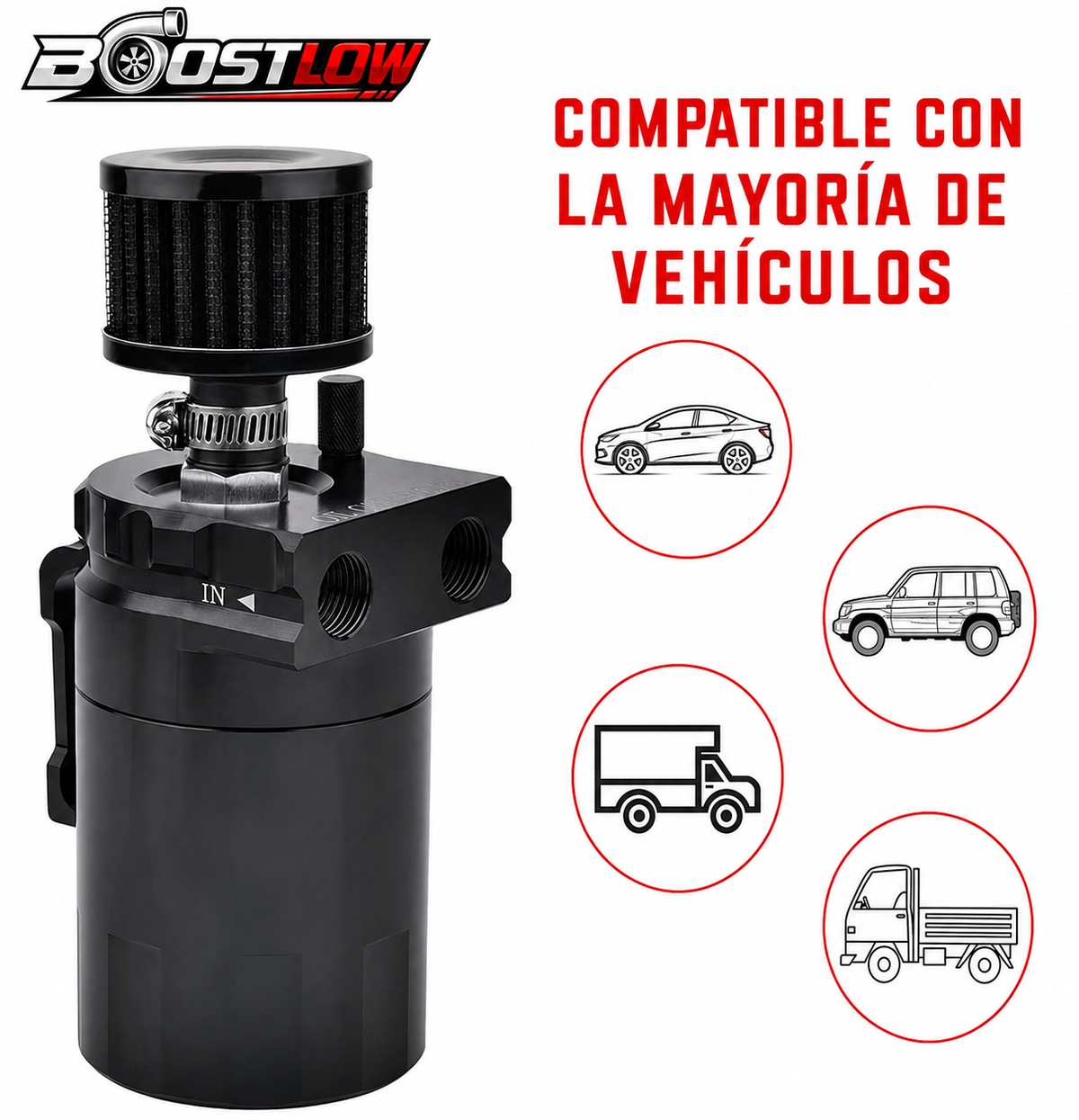 DECANTADOR DE ACEITE (OIL CATCH CAN)